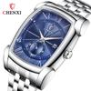 Reloj Cuadrado Dawn 2020 Reloj para Hombre Marca Chenxi 8209 Venta al por Mayor de Fábrica Reloj de Cinturón Casual Hombre