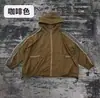 Jaqueta Patchwork com Capuz para Mulheres, Tendência Outono 2026 Versátil Solta Tamanho Plus Color-Block Casual