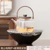 Estufa Cerámica Eléctrica de Interior para Uso Doméstico, Pequeño Set de Tetera con Tetera y Dispositivo para Preparar Té