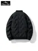 Tangkezhe Chaqueta de plumón para hombre Otoño e Invierno Nueva Chaqueta de Béisbol Suelta Casual Juvenil de Negocios Abrigo de Marca Cálido de Moda