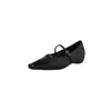 Fáciles de llevar, versátiles, para ir al trabajo, lavables, zapatos Mary Jane de piel de vaca, Otoño 2026, tacón medio, punta cuadrada, piel genuina, correa única, zapatos para mujer