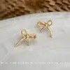 Brincos de Tarraxa Versáteis para o Dia a Dia Design Moderno Pontos Polka Nó de Corda Doces Gentis Energéticos Brincos Femininos