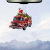 Colgante para coche de Papá Noel de Amazon transfronterizo, colgante acrílico para interior de coche, decoración, llavero