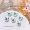 Nueva joyería para uñas, dopamina, pequeño diablo, ojo de gato, dibujos animados, gatito, lindo, dulce, estilo genial, accesorios para uñas de aleación