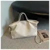 Bolsa Grande de Capacidad Simple Retro de Comercio Exterior para Mujer Nueva Bolso Tote de Moda Casual Bolso de Hombro Único para el Viaje Diario