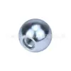 Cabezal de Palanca de Cambios Redondo Colorido de Venta Caliente para Coche Modificado Aleación de Aluminio Palo Ondulado Bola Metálica Personalizada Cabezal de Palanca de Cambios Universal