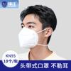 Mascarilla Antipolvo KN95 Jinjiang con Válvula de Respiración Carbón Activado Industrial Antipolvo Antigotas Antiesmog Desechable