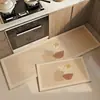 Wabi-sabi Red de Burbujas Japonesa Cáñamo Cocina Especial Alfombrilla de Piso Tira Larga Absorción de Agua Absorción de Aceite Felpudo Hogar Resistente a la Suciedad Alfombrilla Antideslizante