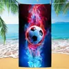 Toalha de Praia Modelo Novo 2026 da Copa do Mundo de Futebol dos Estados Unidos, Canadá e México, Toalha de Banho de Praia de Microfibra, Toalha Estampada de Secagem Rápida