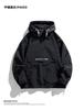 Spring Mountain Multi-Pocket Hooded Men's and Women's Functional Three-Proof Jacket Casaco de montanhismo ao ar livre para casais American Fashion Brand Jacket