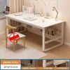 Mesa com Estante Integrada Casa Quarto de Dormir Estudante Estudo Mesa de Escrita Mesa de Escritório Mesa de Computador Mesa de Escrita para Desktop Mesa