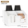 Estante Especial para Tazas de Té con Leche Estante de Almacenamiento de Tazas Herramientas de Almacenamiento para Cafetería Estante de Almacenamiento de Tazas de Té con Leche Acrílico Comercial