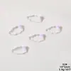 Hielo luminoso a través de cuatro adornos de manicura de nebulosa mans cielo estrellado morado brillante nubes estrellas usar material DIY