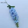 Simulação de grande andorinha único ramo criptografia ramo curto delphinium casamento estrada chumbo flor falsa hotel decoração arranjo de flores flor de seda