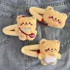 Pinza para el pelo de oso de peluche lindo, clip BB de muñeca de oso lindo de dibujos animados, clip lateral estilo princesa japonesa, clip para flequillo