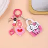 Serie Miu Nuevo Acrílico Kt Cat Colgante de Bolso Llavero Lindo Dibujo Animado Accesorios para Carcasa de Teléfono Móvil Lindo Colgante