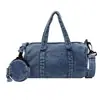 Bolsa Jeans Lavado Transfronteiriça para Mulheres 2025 Nova Moda de Verão Portátil Simples de Ombro Transversal Atacado