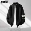 Nuevo Suéter de Punto Rayado Otoño e Invierno Chaqueta Cardigan para Hombre Enlace Personalizado Estilo como de Esposo Ropa para Hombre