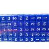 No. 16 123123 dados azul oscuro ángulo cuadrado tamiz dados digitales enseñanza aritmética juguete educativo accesorios juego de mesa