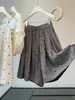Shorts Casuales de Algodón y Lino con Cintura Elástica de Lunares Estilo Coreano para Mujer, Nuevos de Verano de Cintura Alta Sueltos Versátiles de Cinco Puntos