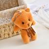 Juguete de Oso de Dibujos Animados Japonés y Coreano Relleno de Algodón Marioneta Colgante Accesorios para Pasador de Pelo DIY Hecho a Mano Broche de Felpa Llavero