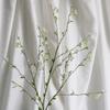 Ins Flor Blanca de Boda Sauce de Nieve Flor Falsa Pétalo de Jazmín de Invierno Decoración para el Hogar Flor de Sauce de Nieve Adornos de Lujo Ligero de Alta Gama