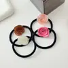 Nueva Diadema Romántica Retro Francesa de Acetato con Rosas, Lazo para el Cabello de Chica Dulce, Banda de Goma de Alta Elasticidad, Accesorios para el Cabello