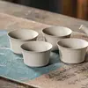 Juego de Té Retro de Cerámica Gruesa y Porcelana con Viga Elevadora, Una Tetera, Dos, Cuatro, Seis Tazas, Estufa de Carbón, Preparación de Té, Caja de Regalo para Exterior y Hogar