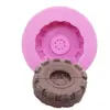Molde de azúcar para rueda molde DIY molde de chocolate para pastel molde para hornear en stock transfronterizo