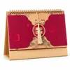 Calendário de Borlas Estilo Chinês Ano do Carneiro 2027 Personalização Logo Corporativo Ornamento de Mesa de Alto Valor Calendário Mensal Criativo