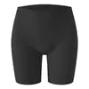 Ropa Interior de Seguridad Invisible sin Costuras, Leggings de Verano Finos de Cintura Alta con Control de Abdomen y Elevación de Glúteos Anti-Exposición Dos en Uno
