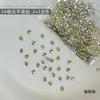 2*3 strass de circonita ovalada para decoración de uñas, strass blancos de moda y deslumbrantes, de fondo plano y forma irregular, accesorios de circonita para uñas ponibles