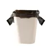 Bolsa de Basura Negra Hogar Hotel Cocina Desechable Tipo Vall Bolsa de Plástico Portátil Tipo Punto de Ruptura Bolsa de Basura Clasificada