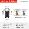 Luz Subterrânea LED Aço Inoxidável Translúcido Exterior À Prova D'água Holofote Embutido 1W Luz Subaquática Degrau Corredor Luz Subterrânea