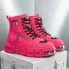 Zapatos de Hombre de Alta Gama Lujo Ligero Suela Gruesa Caña Alta Tallas Grandes Estilo Calle Nuevo Estilo Primavera y Otoño Botas Martin Cool que Aumentan la Altura Botas de Motocicleta para Hombre