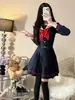 Entrega Direta do Fabricante, Serviço Pós-Venda, Saia Azul Marinho, Uniforme de Marinheiro Estilo Escolar Japonês, Saia Uniforme Básica JK, Sensação de Material Escolar