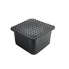 Herrajes Tubo de Acero Chaqueta Cuadrada 40 Manguito de Tubo Cuadrado Pvc Patas de Mesa y Silla Tapa de Tubo de Plástico No Fácil de Desgastar Manguito Protector Engrosado