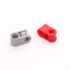 Compatible con bloques de construcción domésticos Lego 6536 tecnología de construcción maquinaria cero distribución de piezas 4211775 gris claro 1X2 conector de perno de eje