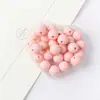 Cuentas Redondas de Color Sólido Acrílico para Niños DIY Hecho a Mano Material para Abalorios Cuentas de Color Primavera Cuentas de Color Caramelo Cuentas Dispersas Venta al por Mayor