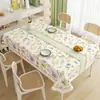 Toalha de Mesa Estilo 2026 com Toque de Luxo Leve e de Alta Qualidade, Tecido Retangular, Impermeável e à Prova de Óleo, Toalha de Mesa para Mesa de Centro Estilo Ins