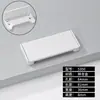 Sem Furos Moderno Simples Invisível Alça Escura para Porta de Armário Gaveta Guarda-roupa Anel de Puxar