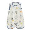 Saco de dormir de gasa de cuatro capas y seis capas para bebés, chaleco de gasa de algodón de bambú para niños, saco de dormir de gasa para bebés, venta al por mayor
