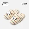 Pantuflas de Algodón Silencioso Japonés para Mujer, Pantuflas de Piel Cálidas de Felpa Plus para Invierno en Pareja, Pantuflas de Felpa Espesadas Antideslizantes para Hombre