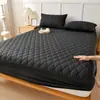 Sábana Bajera Impermeable de Color Sólido Transfronteriza Ajustada Pieza Única Engrosada Acolchada Barrera contra Orina Cubierta de Cama Hoja Protectora de Colchón de Fábrica