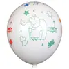 Balão com estampa de desenho animado infantil de látex para segurar na mão Loja escolar de jardim de infância para empurrar atividades de drenagem pequenos presentes