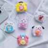 Funda para teléfono móvil de material de resina de dibujos animados Kuromi Cinnamon Dog Espejo oculto Práctico soporte para teléfono móvil Soporte de airbag