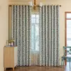 Cortinas Estilo Country Americano con Estampado Floral de Amazon, Cortinas Coloridas Florales con Acabado Totalmente Opacas para Sala de Estar y Dormitorio