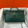 LP27 bolso caja de piel de vaca vintage nuevo de principios de otoño ExtraBag bolsa para lonchera casual gran capacidad portátil bolso de hombro