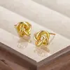 Trança Torcida Japonesa e Coreana Design Simples de Nicho Francês Retrô Pequeno Exquisito Versátil Oco Tridimensional Estilo Minimalista