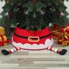 Decorações de Natal Laço de sino Papai Noel Topo de árvore de pinheiro Estrela Enfeites de árvore de Natal Enfeites de Natal